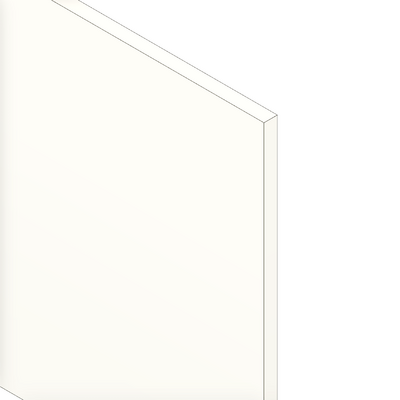MODULAR SOLUTIONS PVC PANEL<br>1/4" X 48" X 96", WHITE